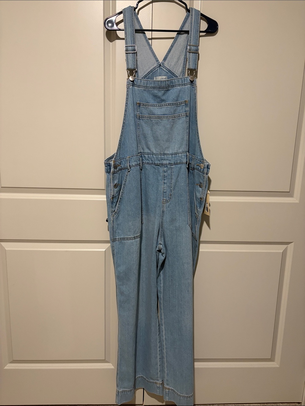 Universal Thread Light Blue Denim Overalls Jumpsuit